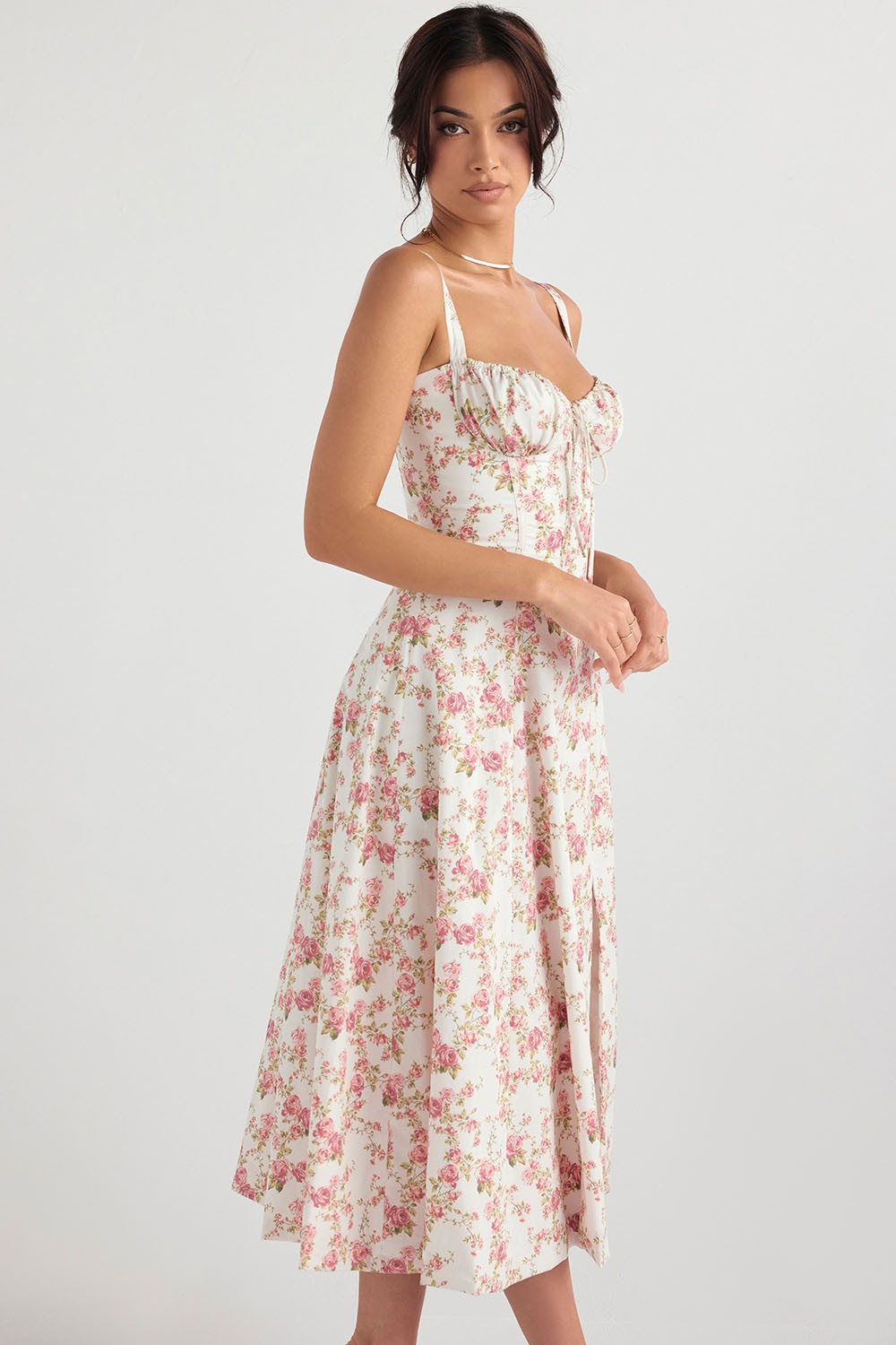 Bustier Floral Sundress