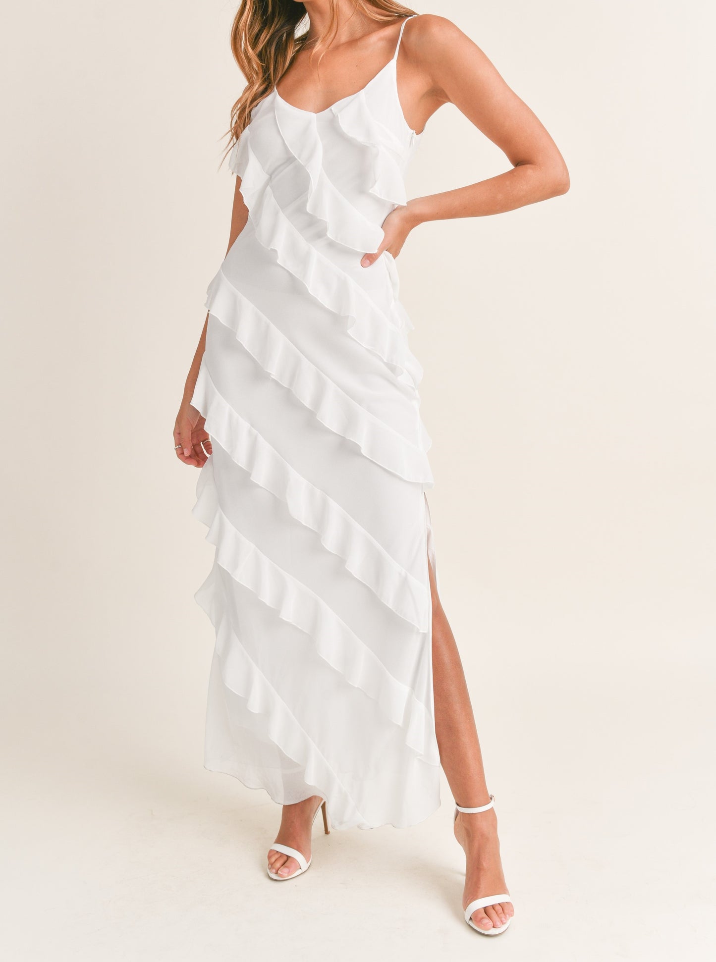 Ruffled Maxi Dress